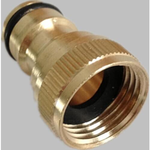 1/2 inch Brass Rust Resistant Male/Female Thread Hose Water Tube Connector Garden Hose Water Pipe Adapter Fitting Faucet Adapter