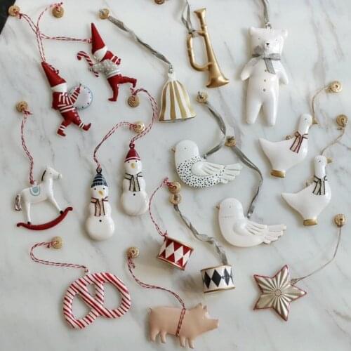 New export Christmas holiday collection iron pendant/Christmas tree decoration