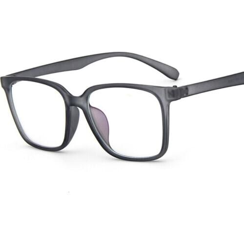 Fashion Square Glasses Frame Women Vintage Black Plastic Male Eyeglasses Optical Clear Lens Myopia Eyewear For Unisex Gafas
