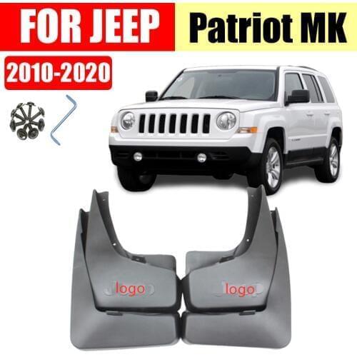 Front Rear 4pcs Mud Flaps for Jeep Patriot MK Fender Mud flap Splash Guard Fenders Mudguards car Accessories 2010-2020