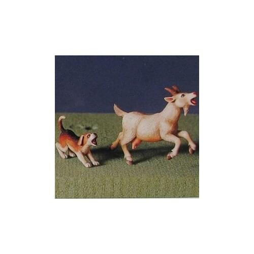 1/35 Resin Soldier Scenario Accessories Running Sheep and Dogs