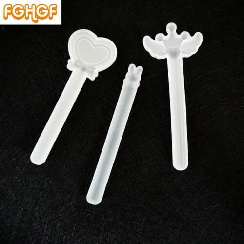 Handmade Measuring Stationery Silicone Mold Kawaii Epoxy Resin Ruler DIY Mould for Student Study Decoration Ruler Craft