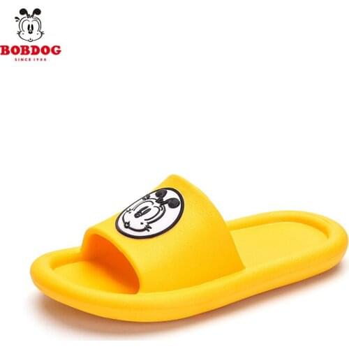 Spring And Summer New Childrens Slippers Non-Slip Flat Open Toe Waterproof Childrens Fashion Cartoon Sandals