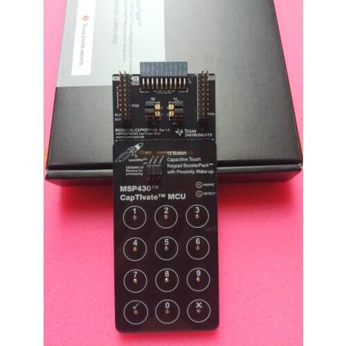 Now BOOSTXL-CAPKEYPAD MSP430 CapTIvate? Touch Keyboard BoosterPack