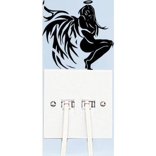 Angel Dark Girl Sexy Hot Wing Fashion Wall Stickers Decor Switch Decals 6SS0032