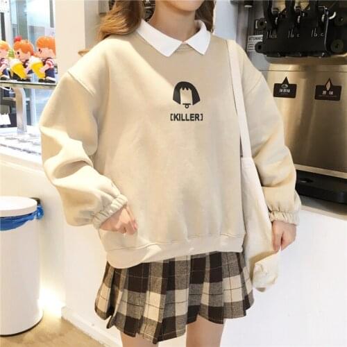 Fake Two-piece Oversized Women Sweatshirts Plus Size Korean Style Hoodie Casual Pullovers Loose Fit Harajuku Streetwear Clothes