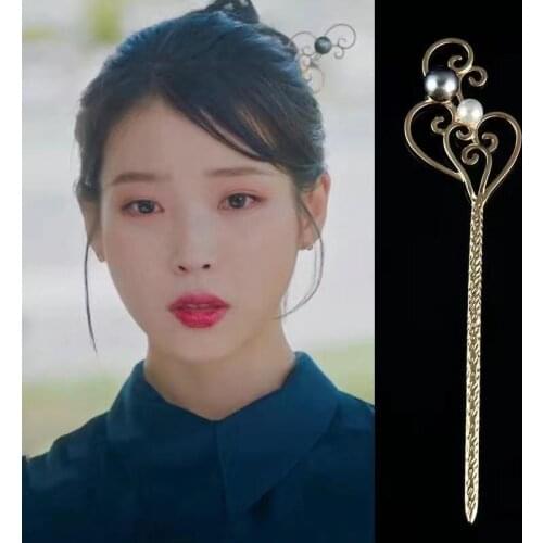 Vintage hair sticks hairclip for women Ancient DEL LUNA Hotel decoration Korean Fashion Hairpin IU Lee Ji Eun tv drama