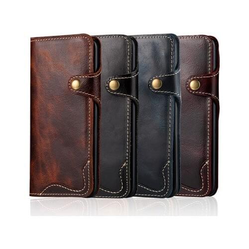 10PCS Sumgo Case Vintage Genuine Leather Wallet Cover for Samsung S8 Plus for Samsung S8 Leather Bag