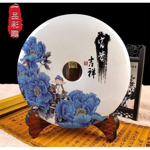 Afghanistan jade buckle ornaments Home Furnishing decorations crafts gifts decoration living room cabinet