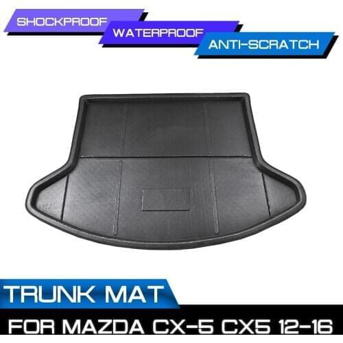 Car Floor Mat Carpet For Mazda CX-5 CX5 2012 2013 2014 2015 2016 Rear Trunk Anti-mud Cover