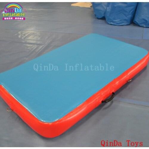 Top sale sports entertainment air floor mat ,3*2*0.2m inflatable air tumble track for kids
