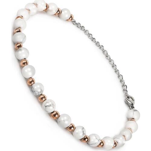 BOFEE String Stone Beaded Bracelet Link Stretch Yoga Magnetic Trendy Custom Hand Chain Fashion Jewelry Gift Women Men For Lover