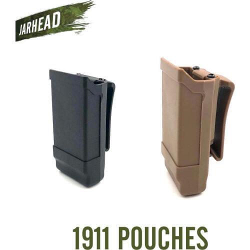 1911 Single Magazine Pouches Case Belt Clip Holder Duty Belt Quick Draw Holster Mag Box Hunting Accessories For 1911