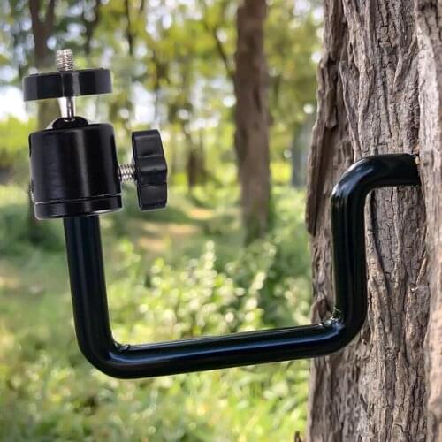 Tree Screw Mount Holder Hunting Cameras 1/4 Inch Screw Mounting Bracket Stand Night Vision For Hunting Forest Wildlife Camera