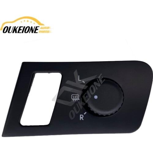 Electric Mirror Adjust Switch for Volkswagen VW Caddy Touran 2004-2015 Rear View Mirror Control Knob with Panel 1T1959565F