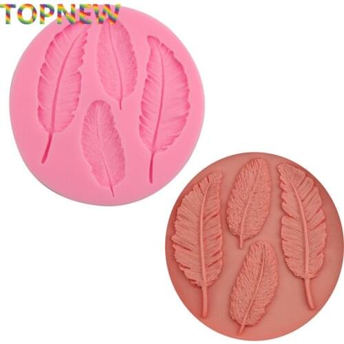 Cake Decorating Tools Bakeware Cooking Tools Kitchen Accessories Feather Silicone Cake Mold Silicone Mold Fondant 2795