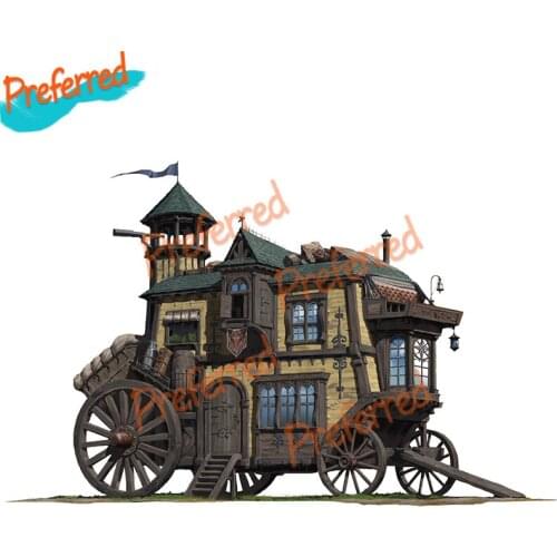 Interesting Decals Exterior Accessories Small Caravan Vinyl Decal Creative Motorcycle Decal Graphics Fine Anime Decoration