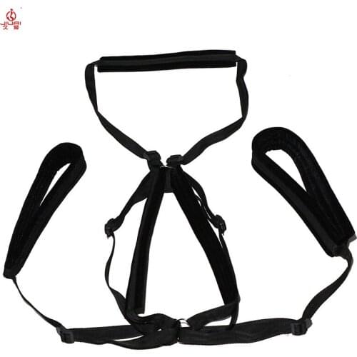 Jiuai Women Sex Accessories Soft Fur Plush Couples Swing Leather Bondage BDSM Kits For Couples Spreader Game
