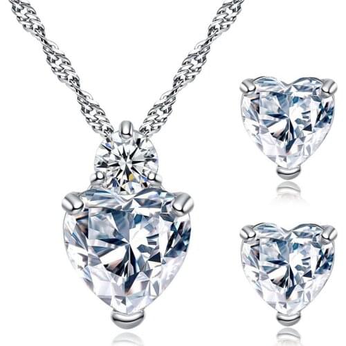 HOT SALES！！！New Arrival Wedding Party Bridal Floral Tassel Drop Rhinestone Earrings Necklace Jewelry Set Wholesale Dropshipping