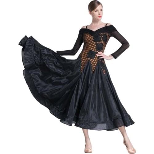 M-1878 New Arrival Modern Practice Dress National Standard Ballroom Dance Practice Dress High Quality Smooth Dress For Sale