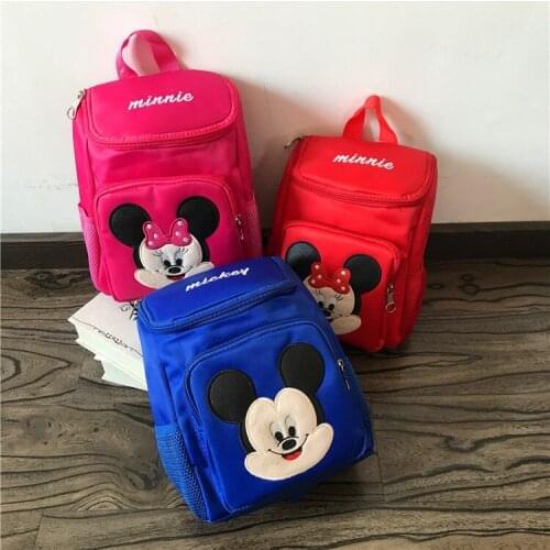 Disney Cartoon Cute Boy And Girl Small Backpack, Kindergarten School Bag, Waterproof Material Light Bag School Backpack