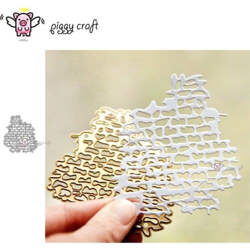 Piggy Craft metal cutting dies cut die mold Irregular wall frame Scrapbook paper craft knife mould blade punch stencils dies