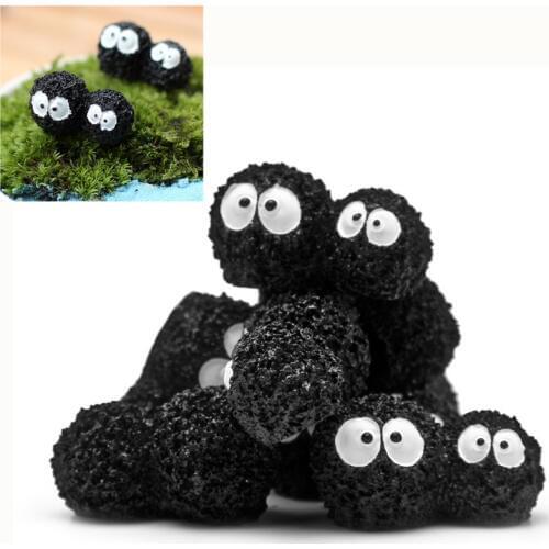 Miyazaki Hayao Mini Fairy Dust My Neighbor Totoro Studio Ghibli Toy PVC Action Figure Classic Model Toys 3cm