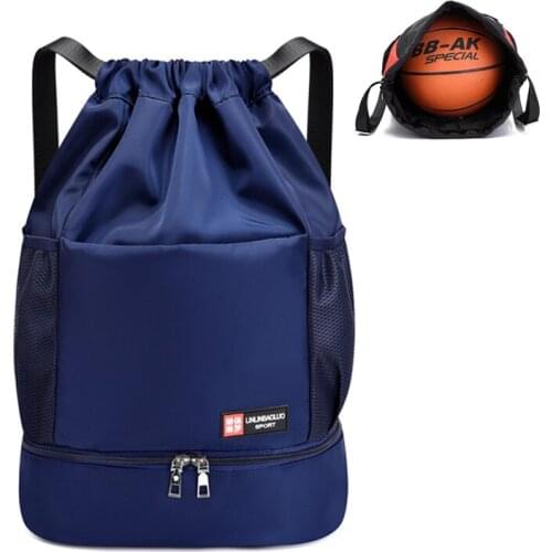 Mens Bag Sports Gym Athletics Shoes Basketball Lightweight Drawstring Ball Shoulder Bolsas For Fitness Womens Travel Backpacks