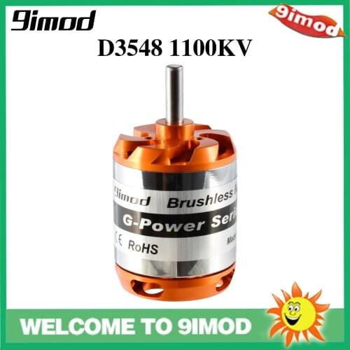 New Arrival 9imod D3548 1100KV Brushless Outrunner Motor 2-5S For Mini Multicopters RC Plane Aircraft