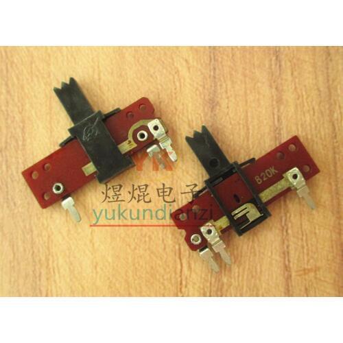 Total length 30MM handle height 10MM 20K straight-in mono vertical straight slide potentiometer B20K sliding fader