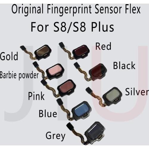 Original For Samsung Galaxy S8/S8 Plus S9/S9 Plus Touch ID Fingerprint Sensor G950F G955F G960F G965FHome Menu Button Flex Cable