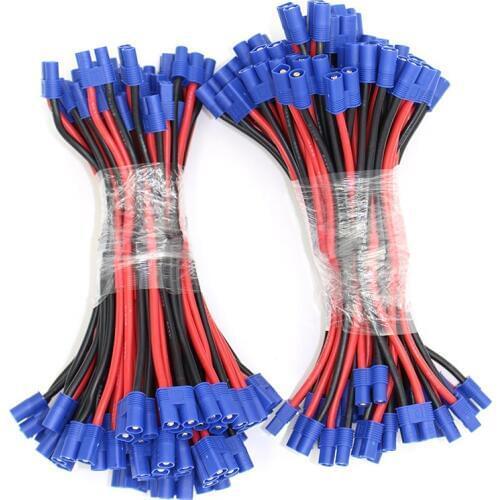 Wire Harness RC EC3 Parallel Dual Battery Y Splitter Connector Cable EC3 Y 14AWG 150MM cable
