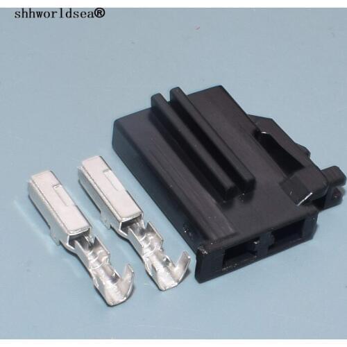 Shhworldsea 2 pin 2.0mm car horn plug auto door light plug electric wiring cable connector for Toyota