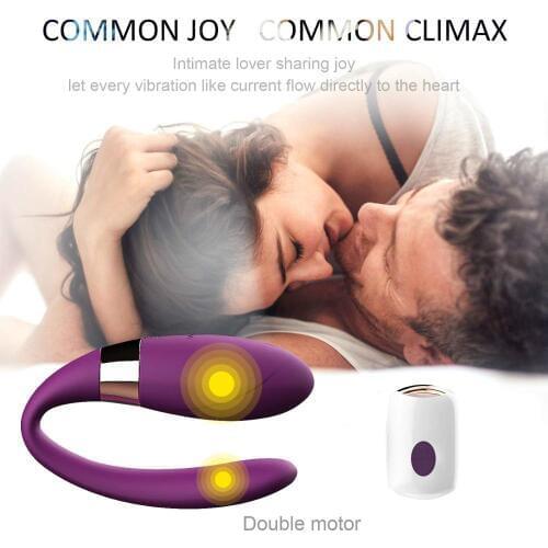 Vibration Massage For Couple Adult Sexual Goods Couple Co-seismic Wireless Remote Control Vibrating Stimulate Orgasm Sex Toys