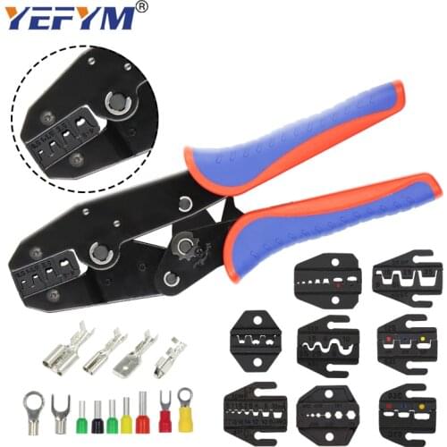 YE-04B Crimping Pliers Clamp Cable Tools Plug/tube/insulated/coaxial Terminal Terminals Kit Multi Functional Carbon Steel 03BC
