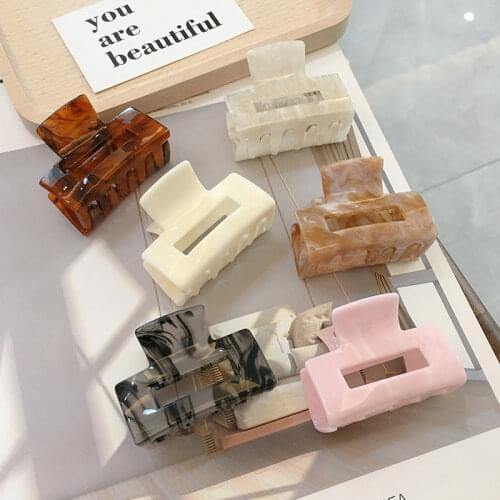 Fashion Hair Claws Geometric Hair Clamp Grab Hair Styling Small Size Hair Clips Women Girls Hairpin Headdress Hair Accessories