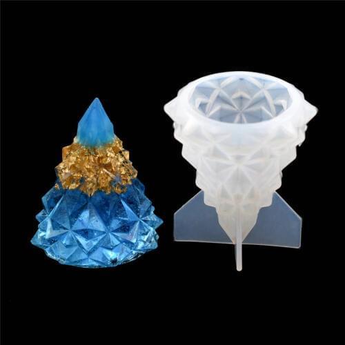 1 PC SNASAN Silicone Mold Crafts christmas tree Resin Silicone Mould Jewelry Making charms epoxy resin molds