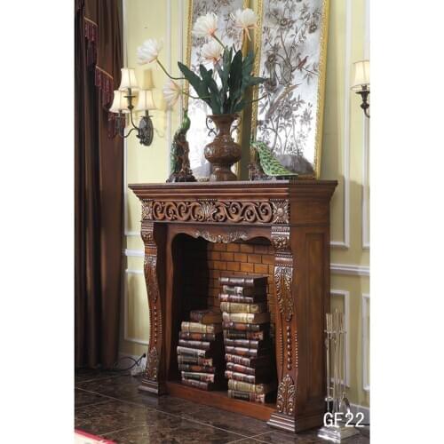 America style of wood fireplace and mantel fireplace factory GF22