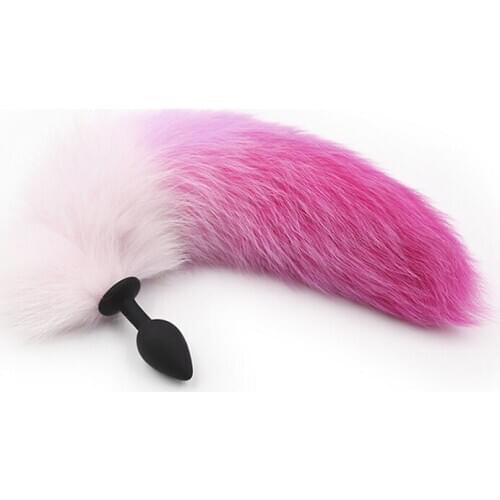 Anal Dilator Stimulator G Spot Fox Tail Anal Plug Adult Sex Toys For Woman Anus Expander Silicone Butt Plug Tail Erotic Cosplay