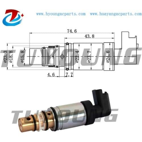 SD7C16 SD6C16 SD6C12 1363F auto ac control valve fit for-Citroen C3 C4 C5-Peugeot 207 307 5008 9659875780 6453.QJ 9651910980