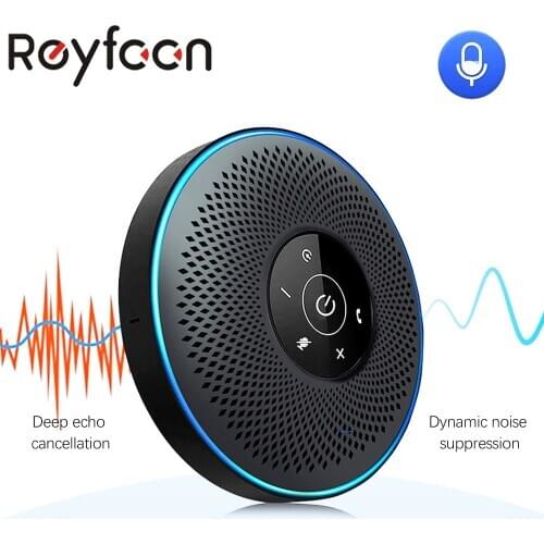 S4 Wireless Hi Meet BT 5.0 Speakerphone conference Speaker with 4 Microphones Enhanced Voice Pickup Meeting Box Set TV Box Media