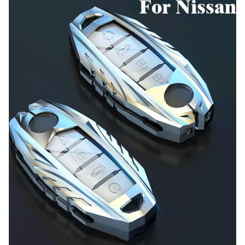 Zinc Alloy Car Remote Key Case Cover Shell Nissan Qashqai X-Trail T32 T31 Juke J10 J11 Kicks Tiida Pathfinder Note For Infiniti