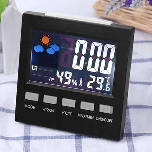High Quality 1PC Digital Clock Date Week Time LED Display Backlit Desktop Clock Home Office Digital Calendar
