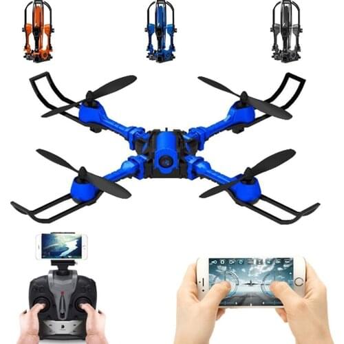EBOYU(TM) i5HW Foldable RC Quadcopter Drone 2.4G 4CH WIFI FPV Drone 0.3MP Camera w/ Altitude Hold Headless Mode RTF