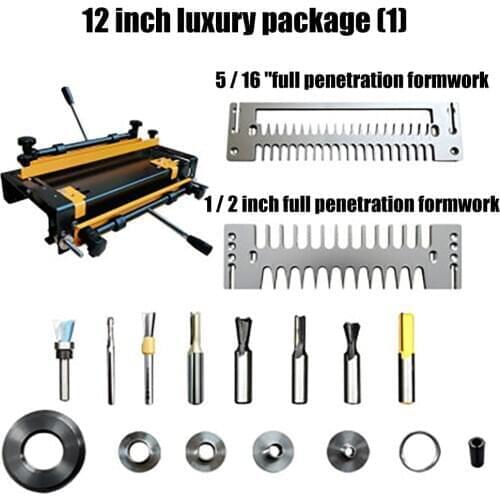 12 Inch Dovetail Jig Porter Cable Machine Wood Cabinet Woodworking Tool with 2pcs Full transparent template