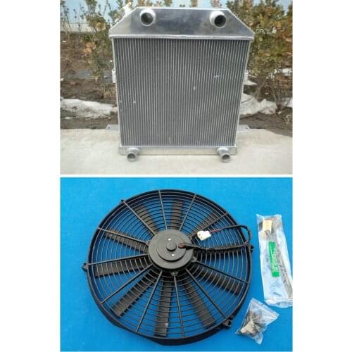 3 ROW ALUMINUM RADIATOR + Fan For Ford /for Mercury Car Flat Head V8 1939-1941 1939 1940 1941