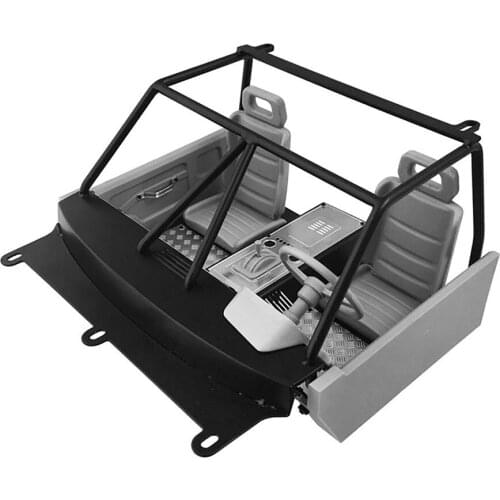 Metal Car Shell Frame Interior Kits for RC4WD 1/10 TF2 Mojave 2-door Version RC Crawler Car Modification Parts