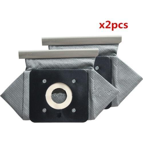 2PC Washable Universal Vacuum Cleaner Cloth Dust Bag For Philips Electrolux LG Haier Samsung Vacuum Cleaner Bag Reusable 11x10cm