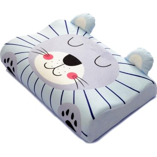 0-6years Memory Foam Pillow Cover without filler Orthopedic Pillow Cotton Neck Pillow Fiber Slow Rebound Soft Baby Pillow Cover