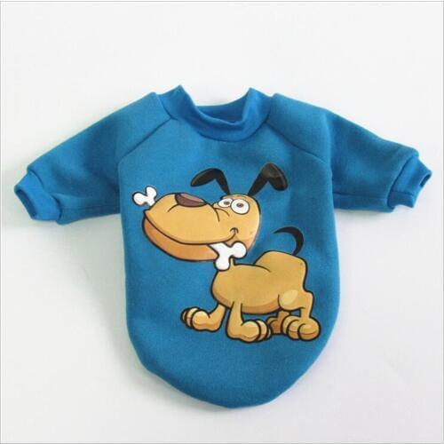 Cartoon Pet Dog Clothes For Small Big Dogs Coat Jacket Ropa Perro French Bulldog Sweater For Pet Dog Clothing S-XXL